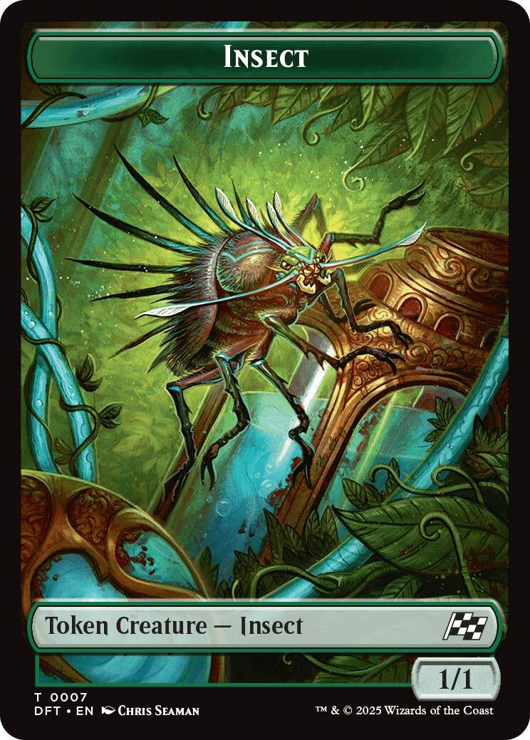 Image for Insect // Elephant Double-Sided Token (7 // 6) (Aetherdrift) - Magic: The Gathering