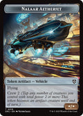Image for Nalaar Aetherjet // Treasure Double-Sided Token (16 // 11) (Aetherdrift) - Magic: The Gathering