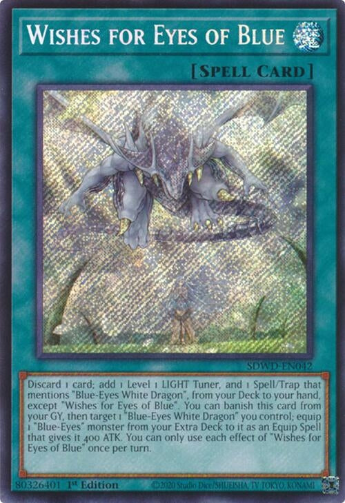Image for Wishes for Eyes of Blue (Secret Rare) (SDWD-EN042) (SDWD) - YuGiOh