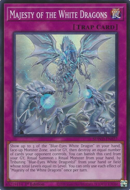 Image for Majesty of the White Dragons (SDWD-EN027) (SDWD) - YuGiOh