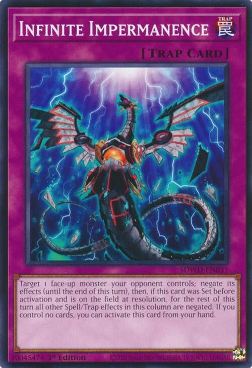Image for Infinite Impermanence (SDWD-EN031) (SDWD) - YuGiOh