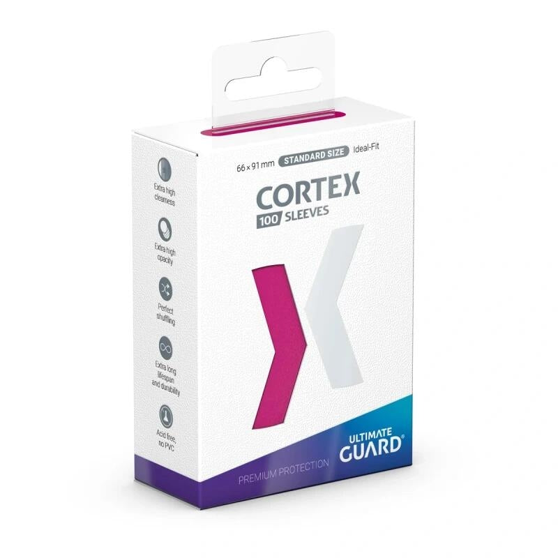 Image for Cortex Sleeves Standard Size - Glossy Pink (100ct.) - Card Sleeves