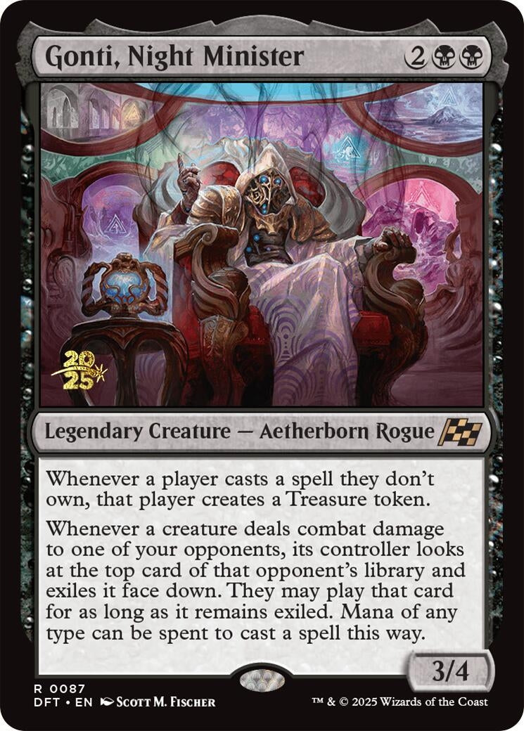 Image for Gonti, Night Minister (87) (Prerelease Cards) - Magic: The Gathering