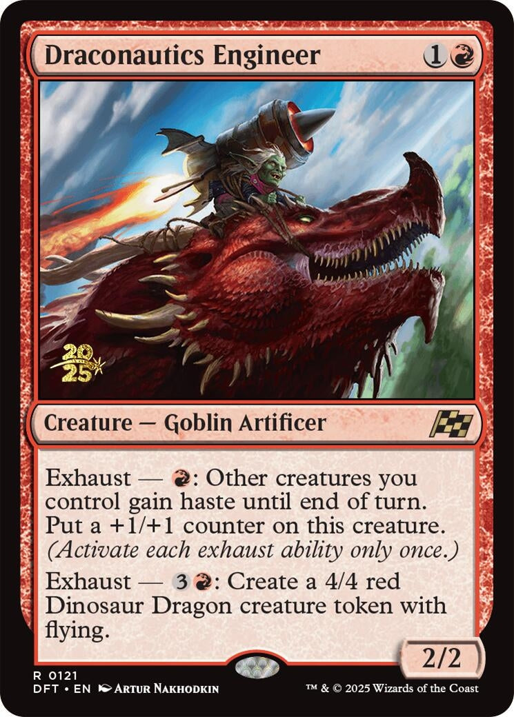 Image for Draconautics Engineer (121) (Prerelease Cards) - Magic: The Gathering