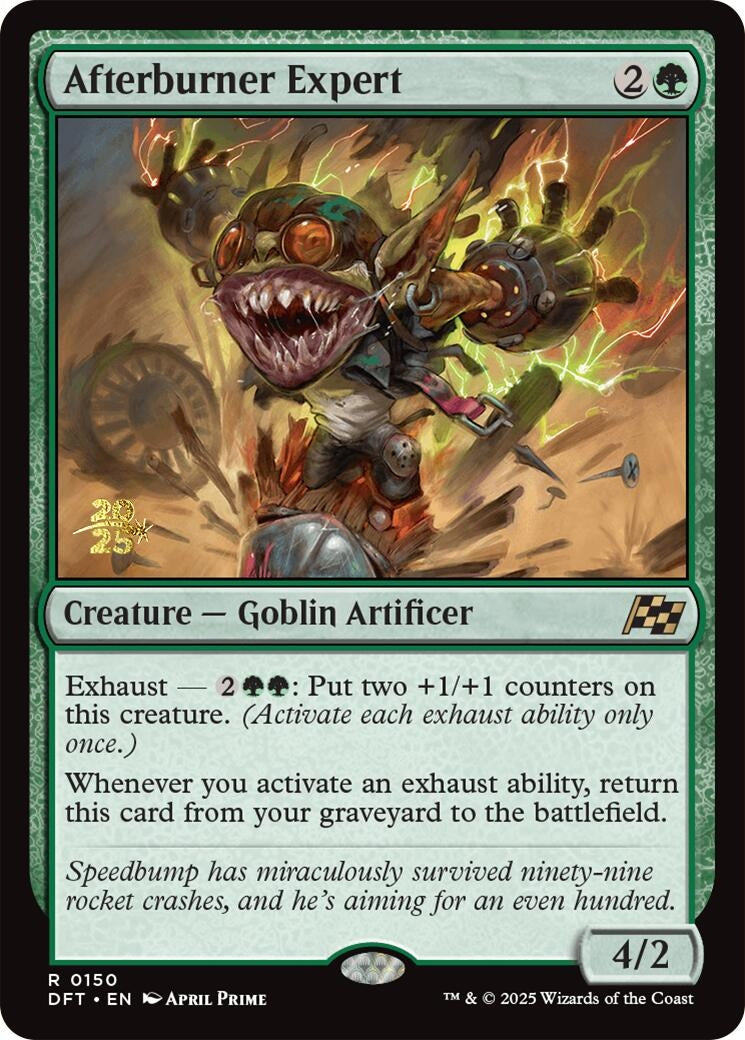 Image for Afterburner Expert (150) (Prerelease Cards) - Magic: The Gathering