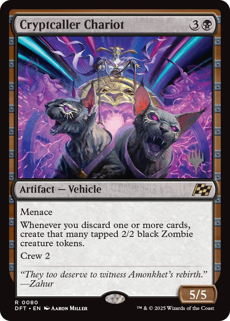 Image for Cryptcaller Chariot (80) (Aetherdrift) - Magic: The Gathering