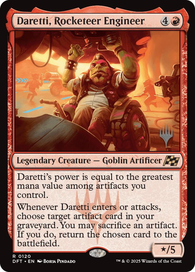 Image for Daretti, Rocketeer Engineer (120) (Aetherdrift) - Magic: The Gathering