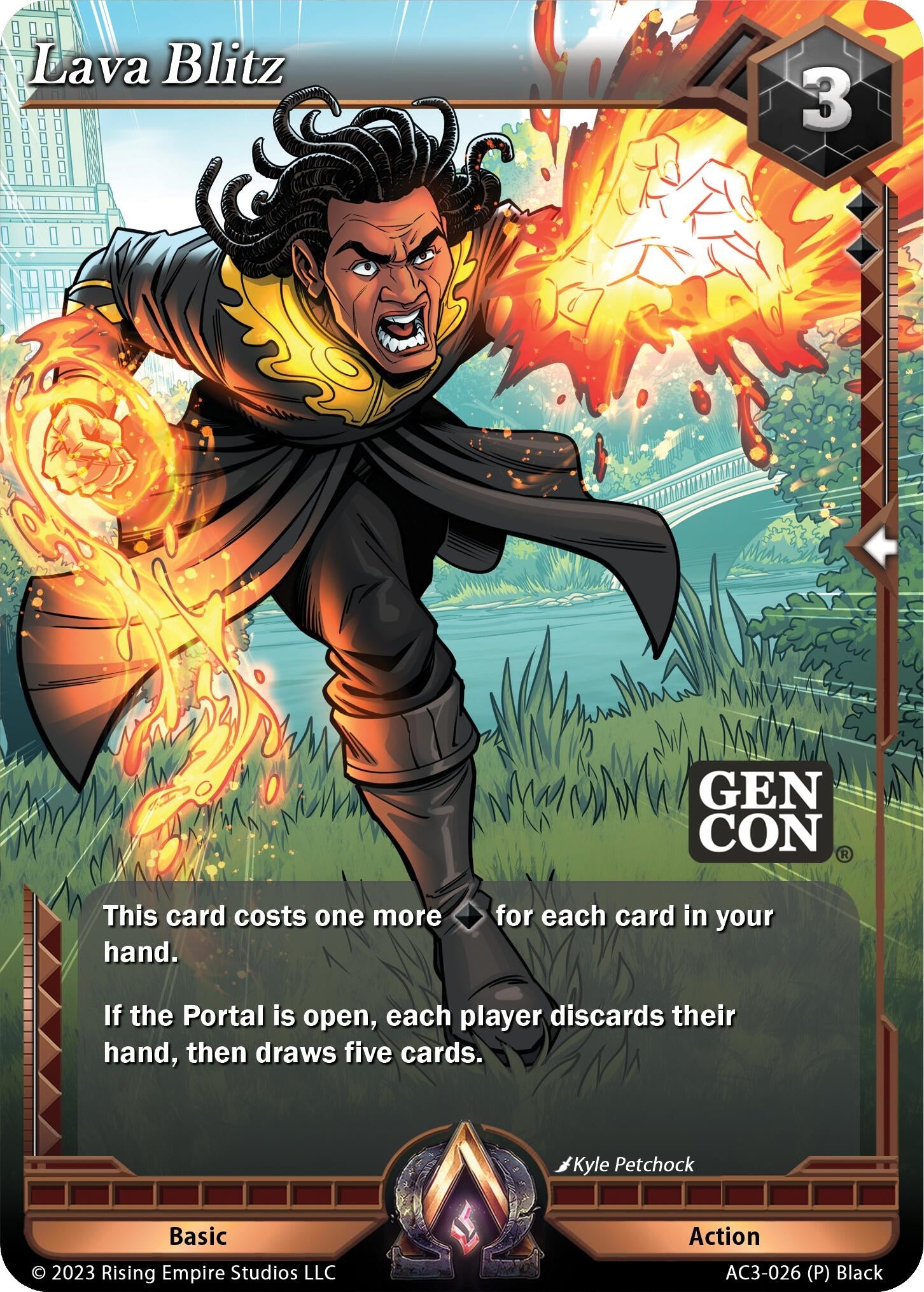 Image for Lava Blitz (Gen Con Promo) (AC3-026) (Unrivaled) - Alpha Clash