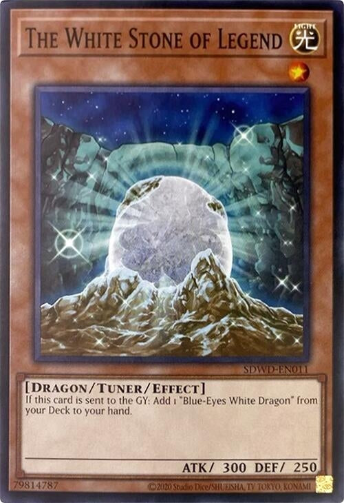Image for The White Stone of Legend (Unlimited Misprint) (SDWD-EN011) (SDWD) - YuGiOh