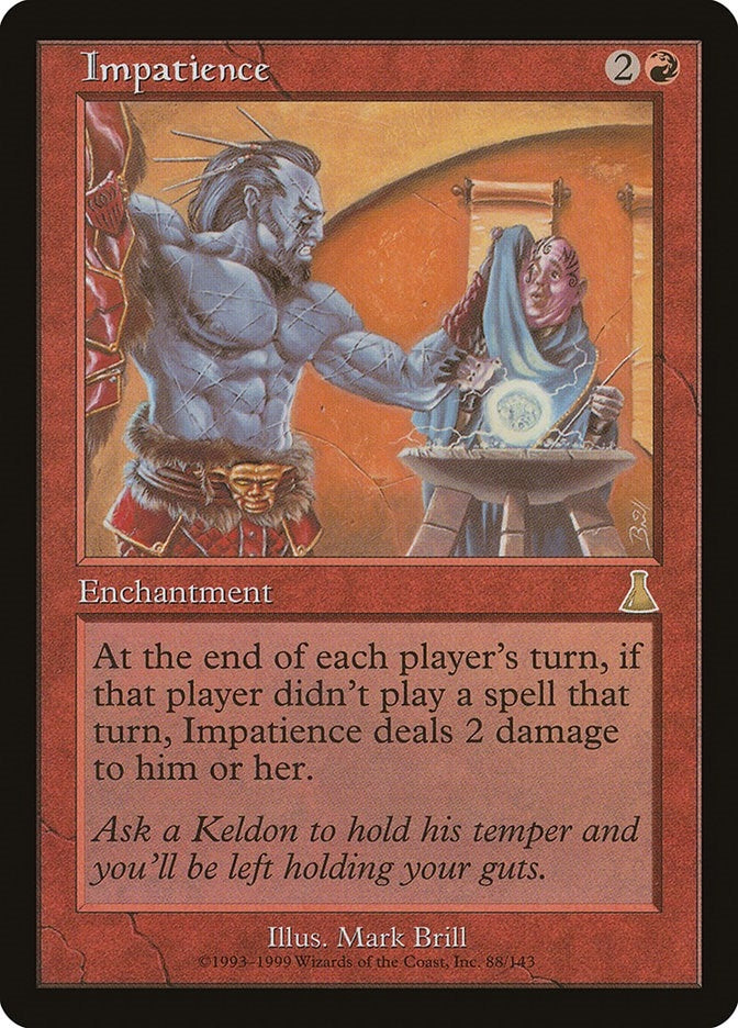 Image for Impatience (88) (Urza's Destiny) - Magic: The Gathering