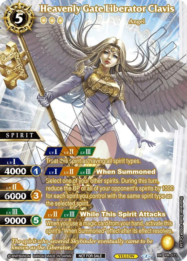 Image for Heavenly Gate Liberator Clavis (Textured) (PR-071) (Battle Spirits Saga Promo Cards) - Battle Spirits Saga