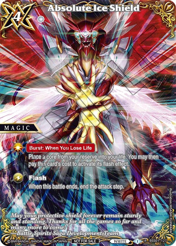 Image for Absolute Ice Shield (BSS01-127) (Battle Spirits Saga Promo Cards) - Battle Spirits Saga