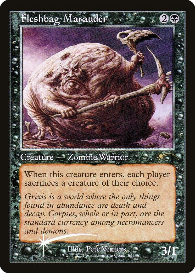 Image for Fleshbag Marauder (841) (Retro Frame) (841) (Secret Lair Drop Series) - Magic: The Gathering