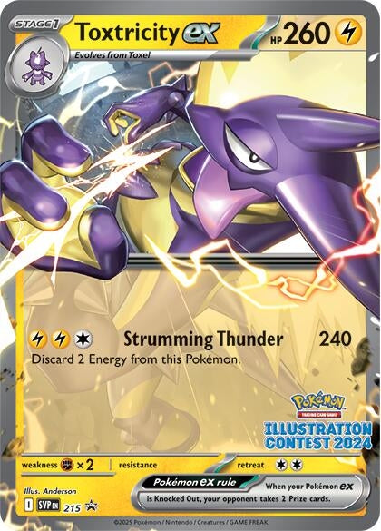 Image for Toxtricity ex - 215 (Illustration Contest 2024) (215) (SVP) - Pokemon