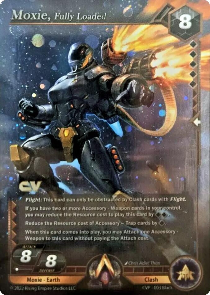 Image for Moxie, Fully Loaded (Collectors Vault Promo) (CVP-003) (Alpha Clash Promo Cards) - Alpha Clash