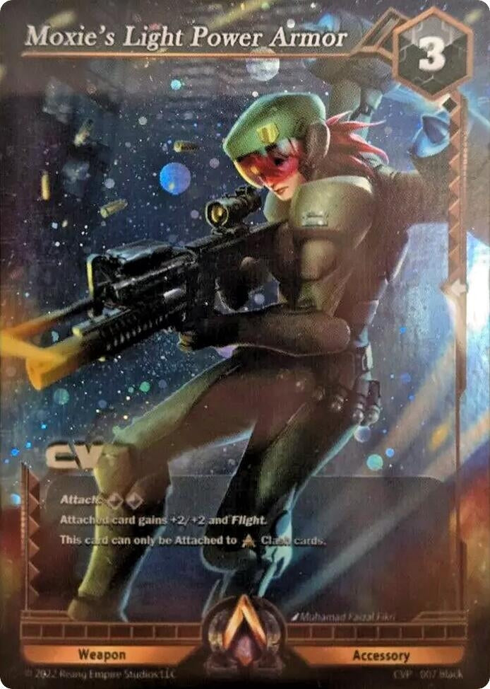 Image for Moxie's Light Power Armor (Collectors Vault Promo) (CVP-007) (Alpha Clash Promo Cards) - Alpha Clash