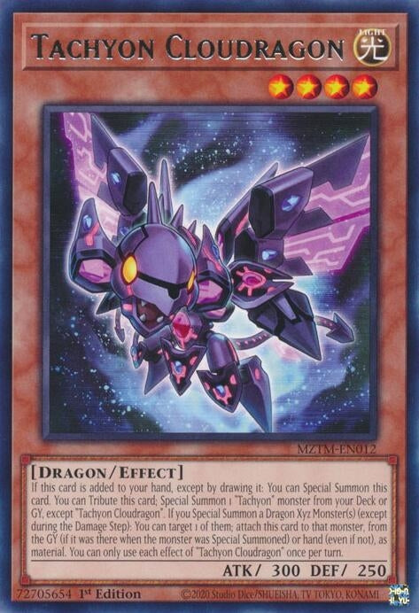 Image for Tachyon Cloudragon (MZTM-EN012) (MZTM) - YuGiOh