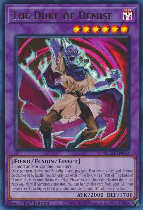 Image for The Duke of Demise (MZTM-EN033) (MZTM) - YuGiOh