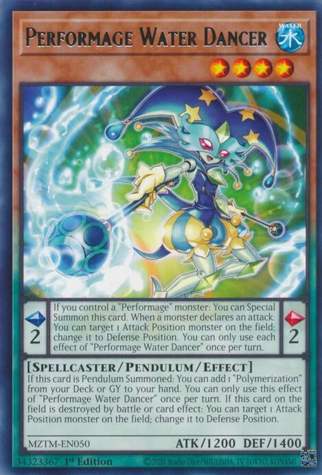 Image for Performage Water Dancer (MZTM-EN050) (MZTM) - YuGiOh