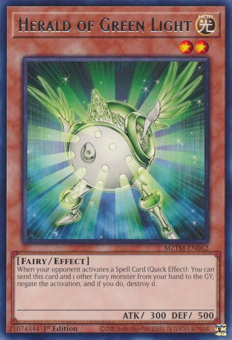 Image for Herald of Green Light (MZTM-EN062) (MZTM) - YuGiOh