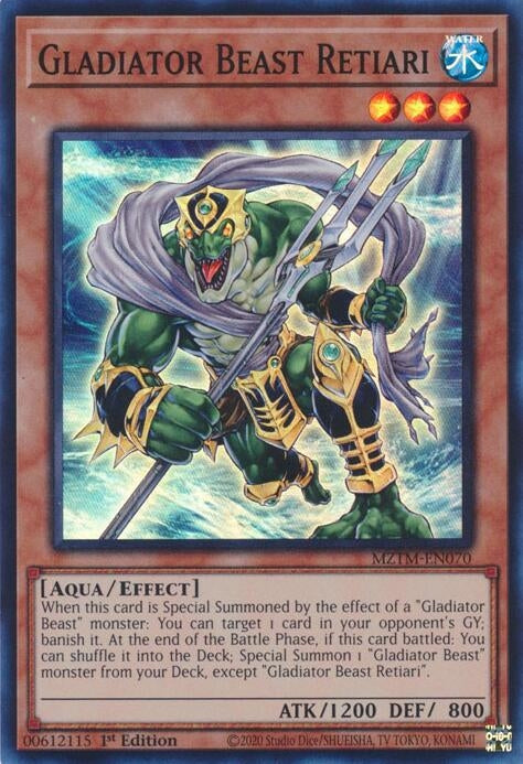 Image for Gladiator Beast Retiari (MZTM-EN070) (MZTM) - YuGiOh