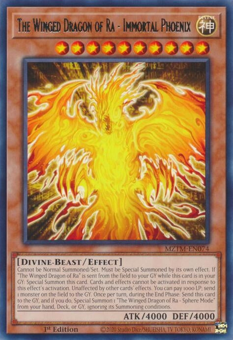 Image for The Winged Dragon of Ra - Immortal Phoenix (MZTM-EN074) (MZTM) - YuGiOh
