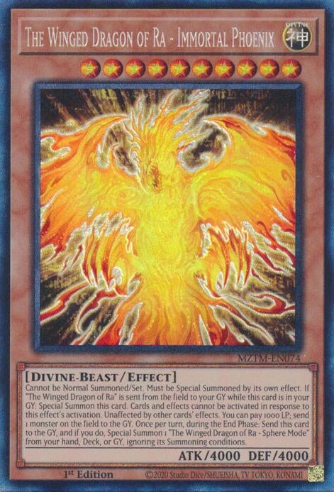 The Winged Dragon of Ra - Immortal Phoenix (CR) (MZTM-EN074) (MZTM)