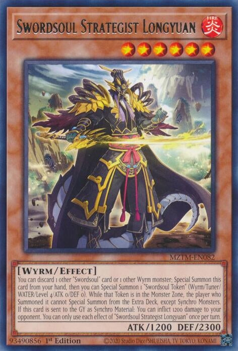 Image for Swordsoul Strategist Longyuan (MZTM-EN082) (MZTM) - YuGiOh