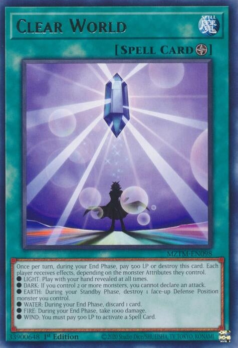 Image for Clear World (MZTM-EN098) (MZTM) - YuGiOh