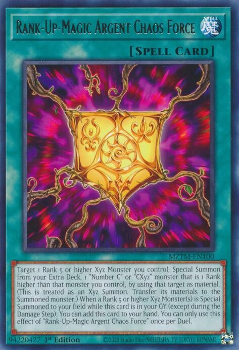 Image for Rank-Up-Magic Argent Chaos Force (MZTM-EN100) (MZTM) - YuGiOh