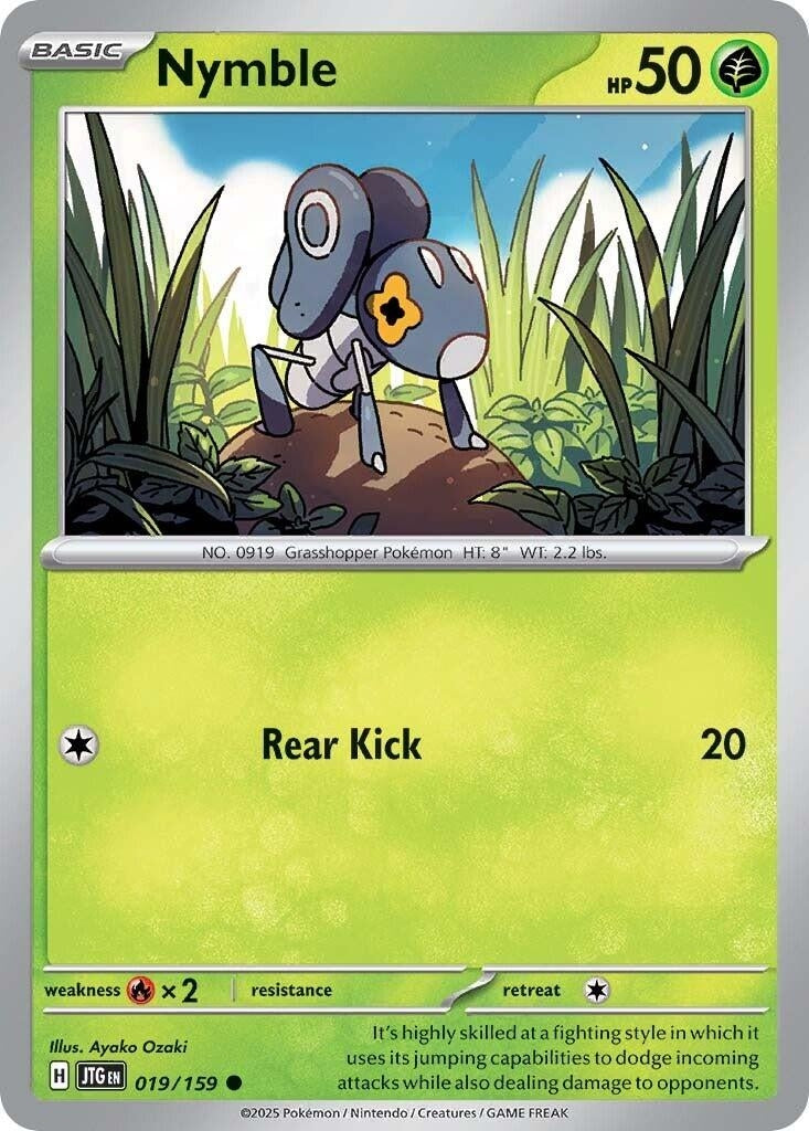Image for Nymble (019/159) (JTG) - Pokemon