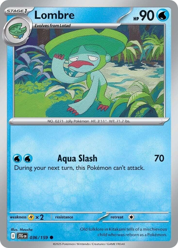 Image for Lombre (036/159) (JTG) - Pokemon