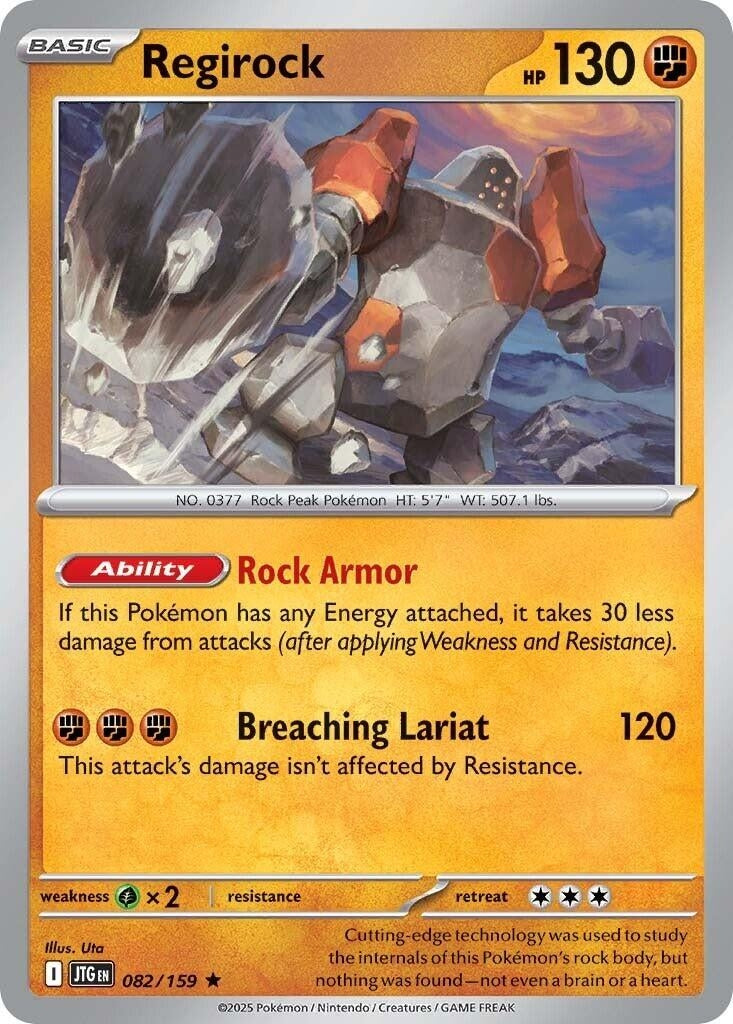 Image for Regirock (082/159) (JTG) - Pokemon