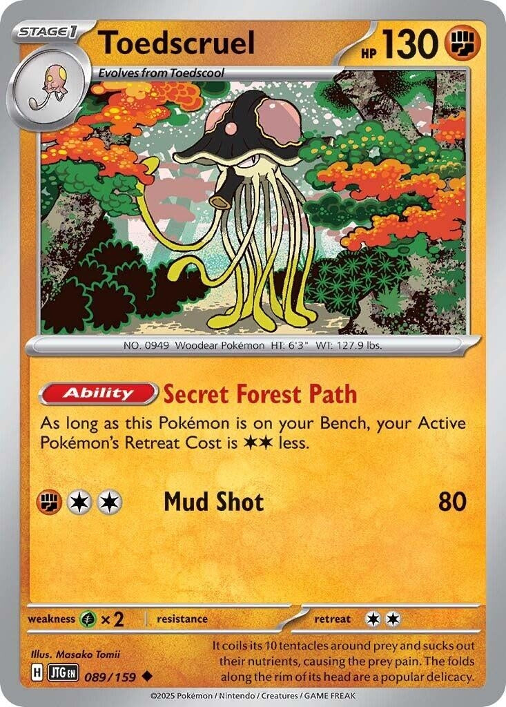 Image for Toedscruel (089/159) (JTG) - Pokemon