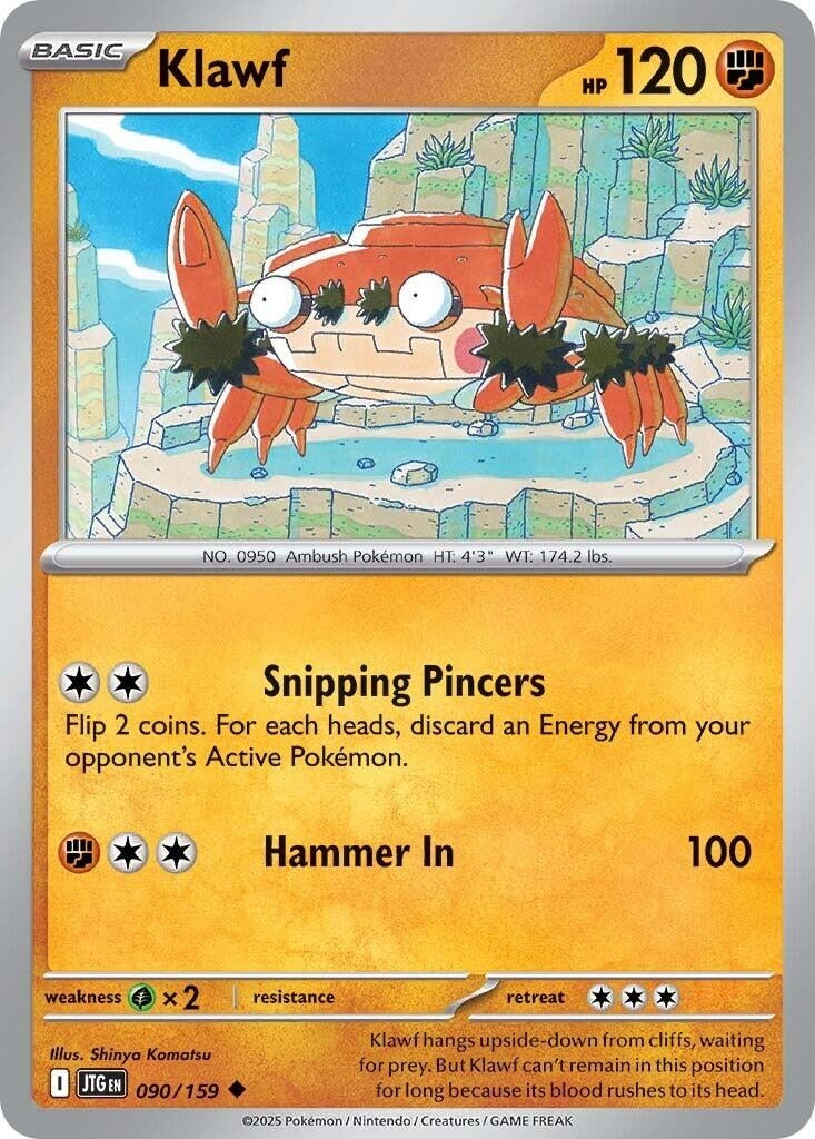 Image for Klawf (090/159) (JTG) - Pokemon