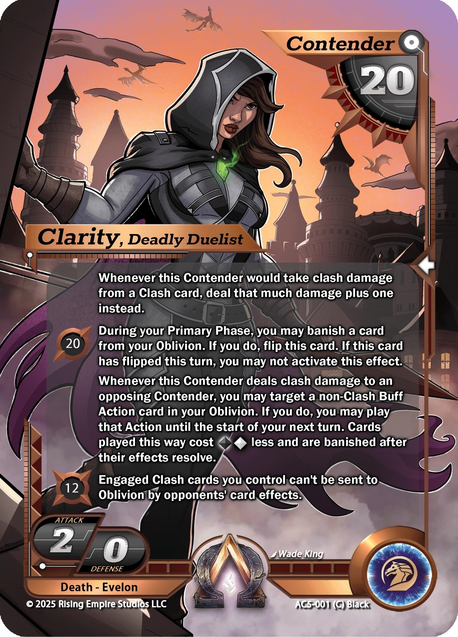 Clarity, Deadly Duelist (AC5-001) (Equilibrium)