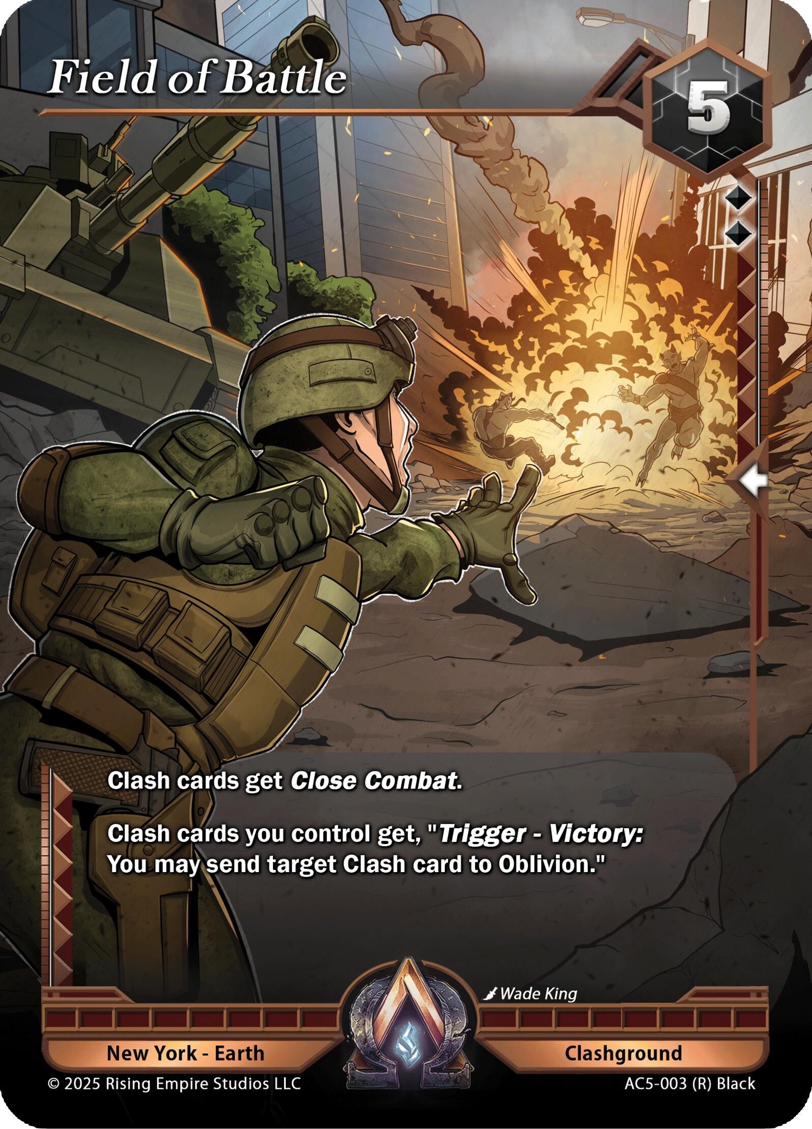 Image for Field of Battle (AC5-003) (Equilibrium) - Alpha Clash