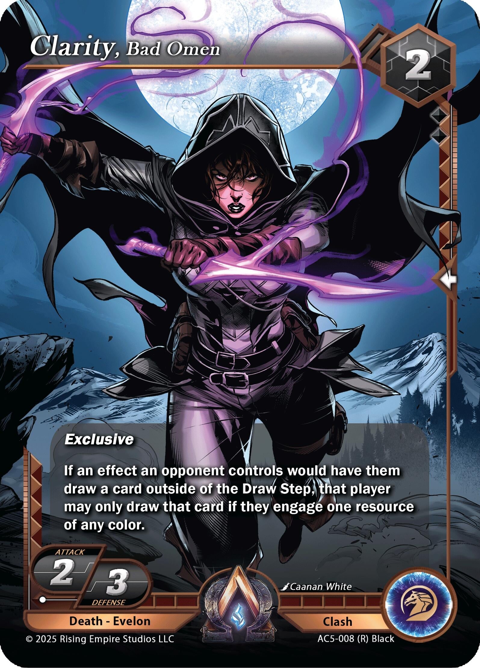 Image for Clarity, Bad Omen (AC5-008) (Equilibrium) - Alpha Clash