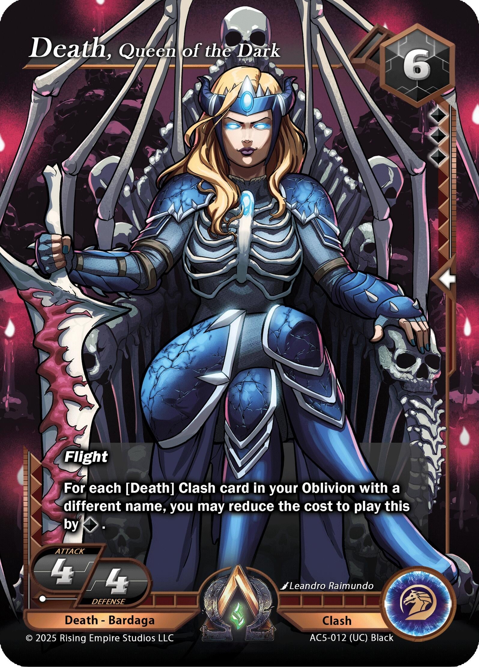Image for Death, Queen of the Dark (AC5-012) (Equilibrium) - Alpha Clash