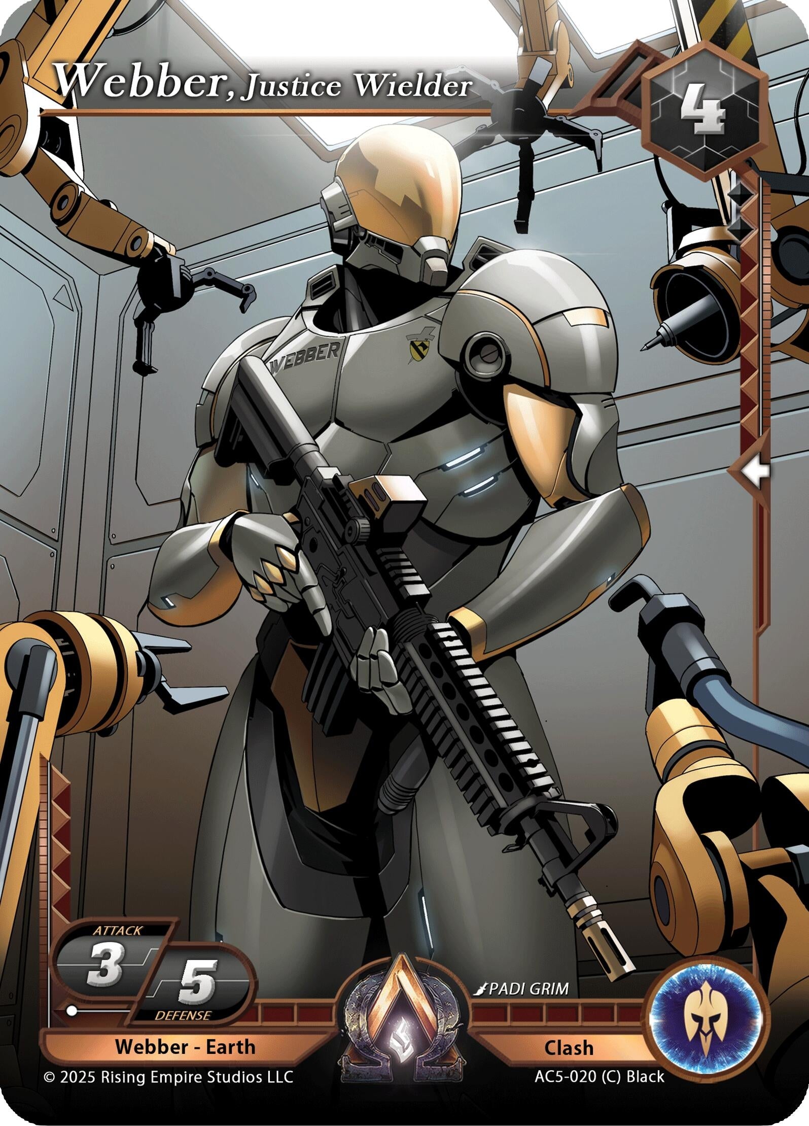 Image for Webber, Justice Wielder (AC5-020) (Equilibrium) - Alpha Clash