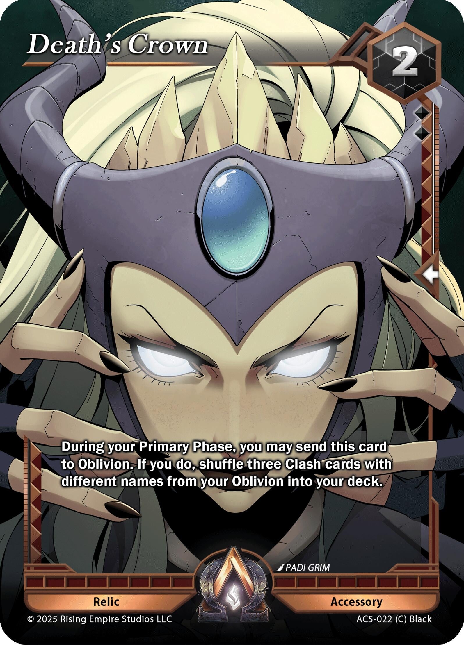 Image for Death's Crown (AC5-022) (Equilibrium) - Alpha Clash
