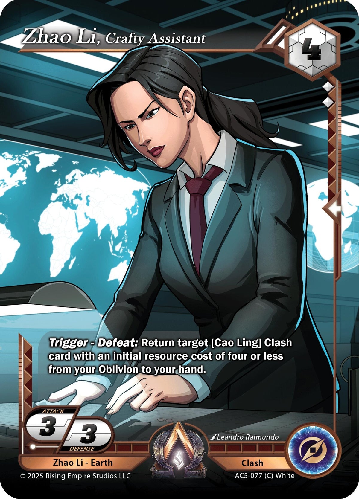 Image for Zhao Li, Crafty Assistant (AC5-077) (Equilibrium) - Alpha Clash
