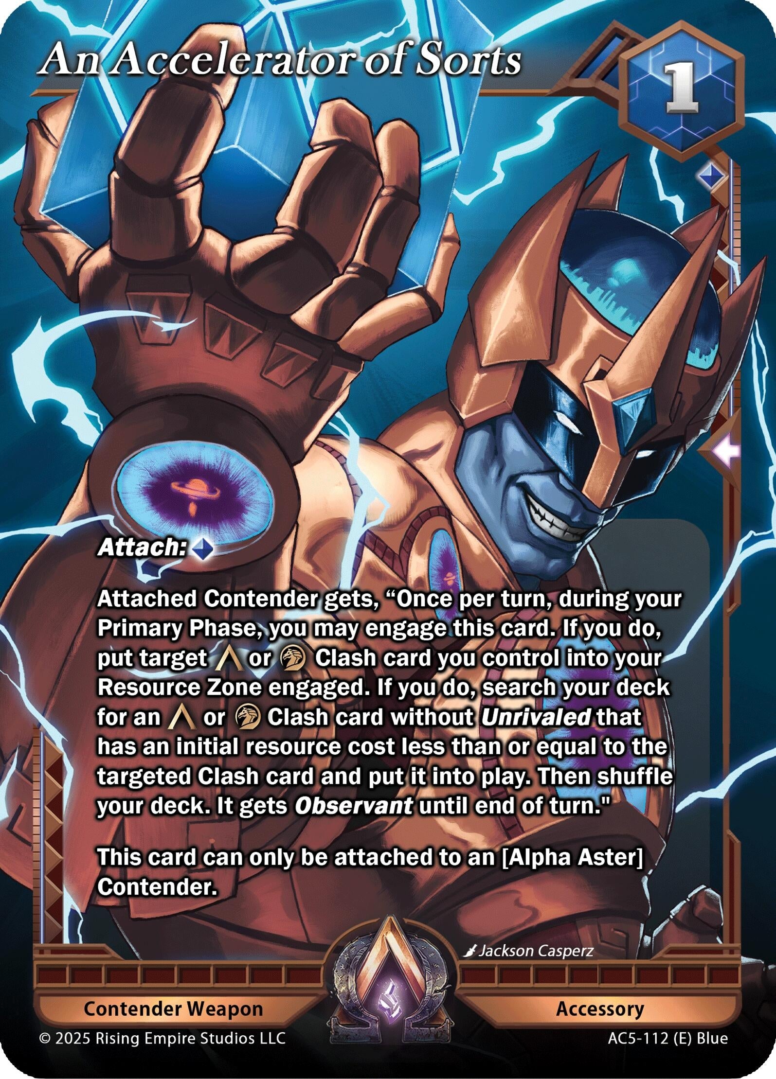 Image for An Accelerator of Sorts (AC5-112) (Equilibrium) - Alpha Clash