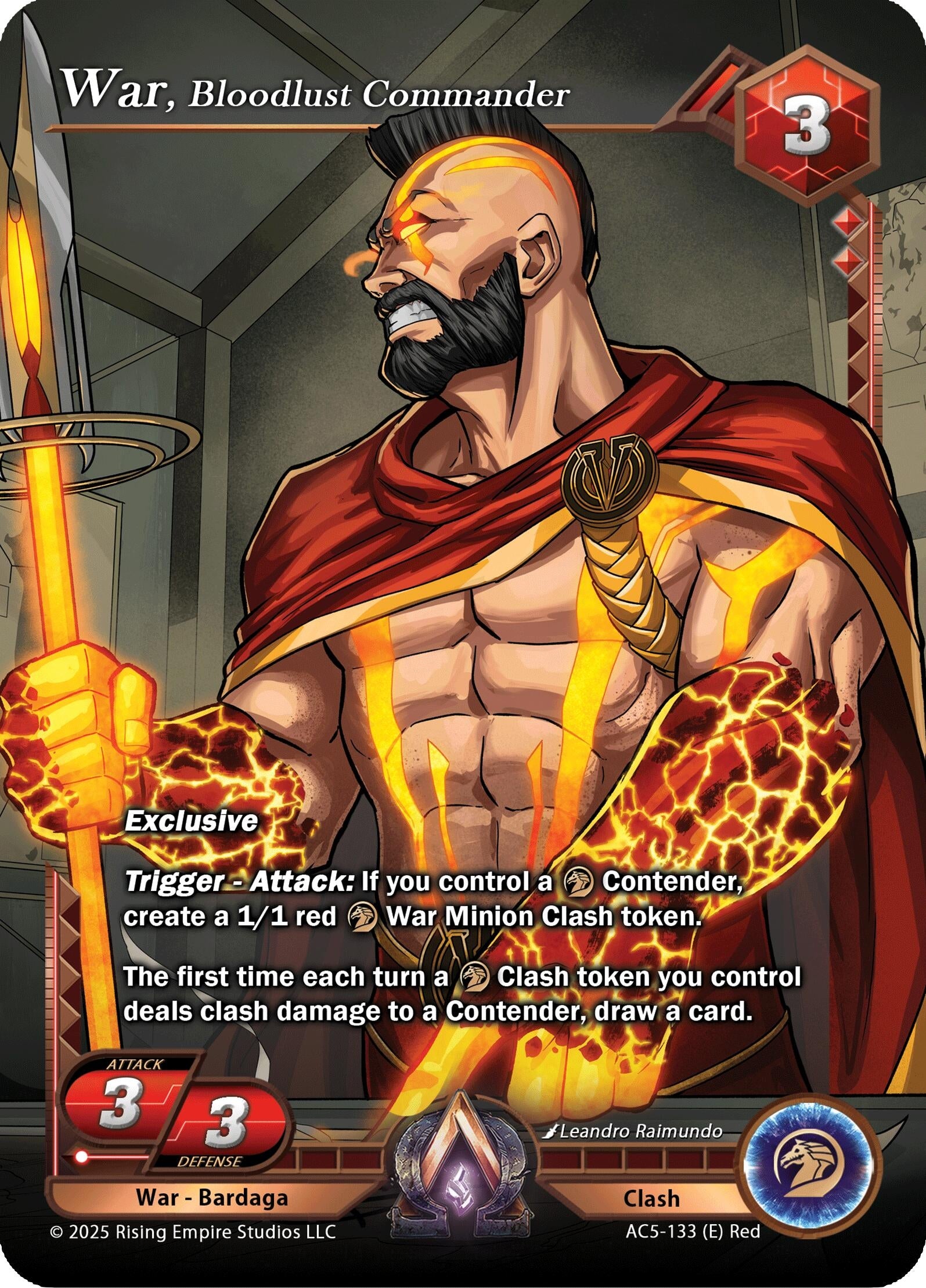 Image for War, Bloodlust Commander (AC5-133) (Equilibrium) - Alpha Clash