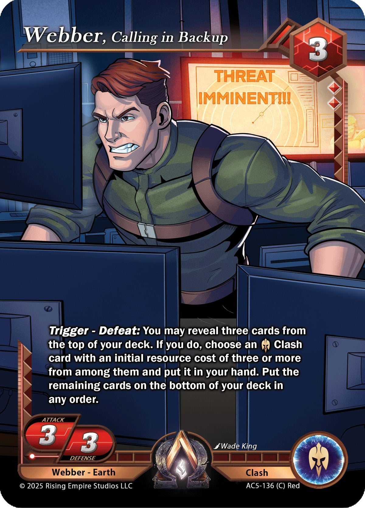 Image for Webber, Calling in Backup (AC5-136) (Equilibrium) - Alpha Clash