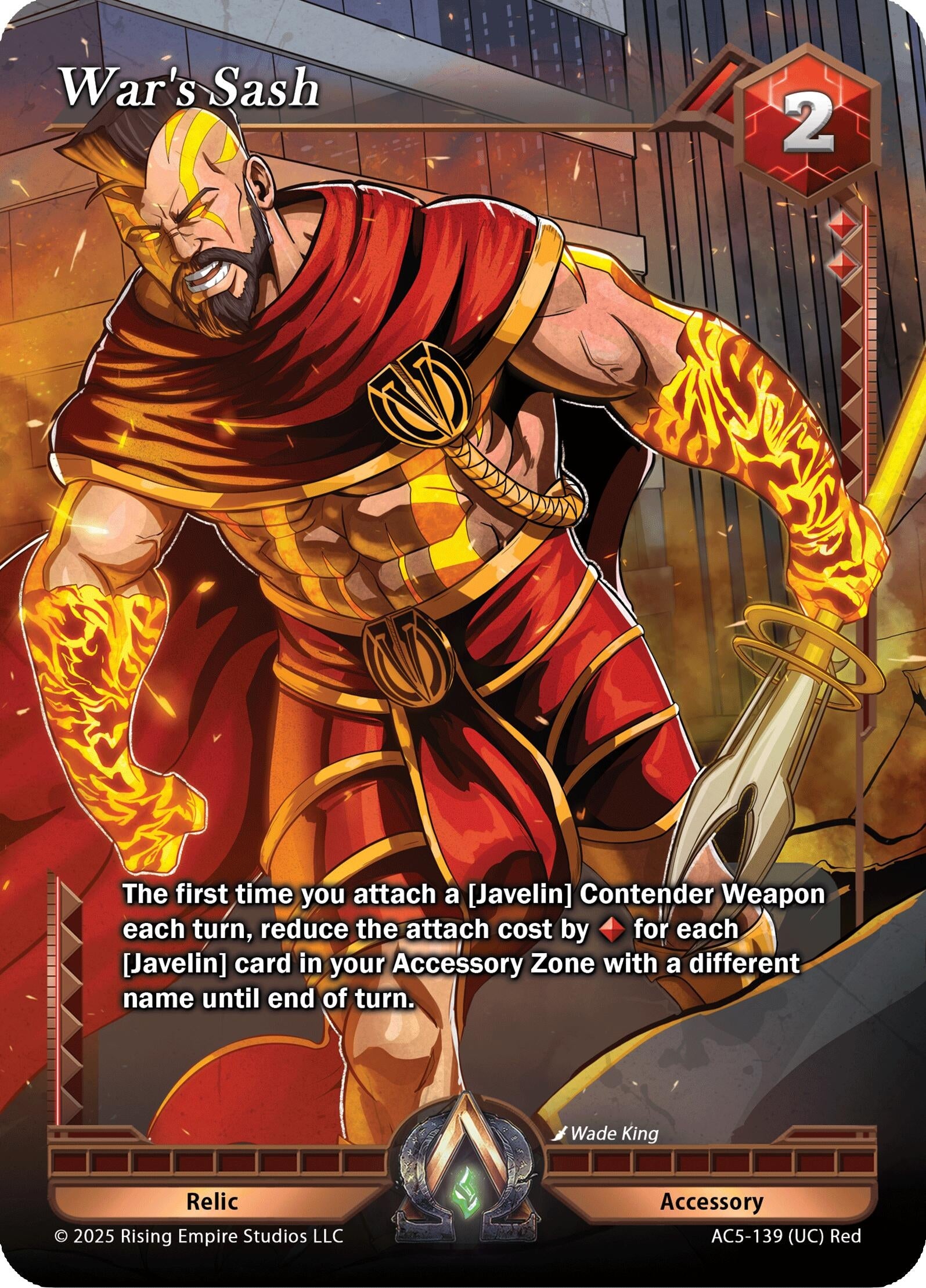 Image for War's Sash (AC5-139) (Equilibrium) - Alpha Clash