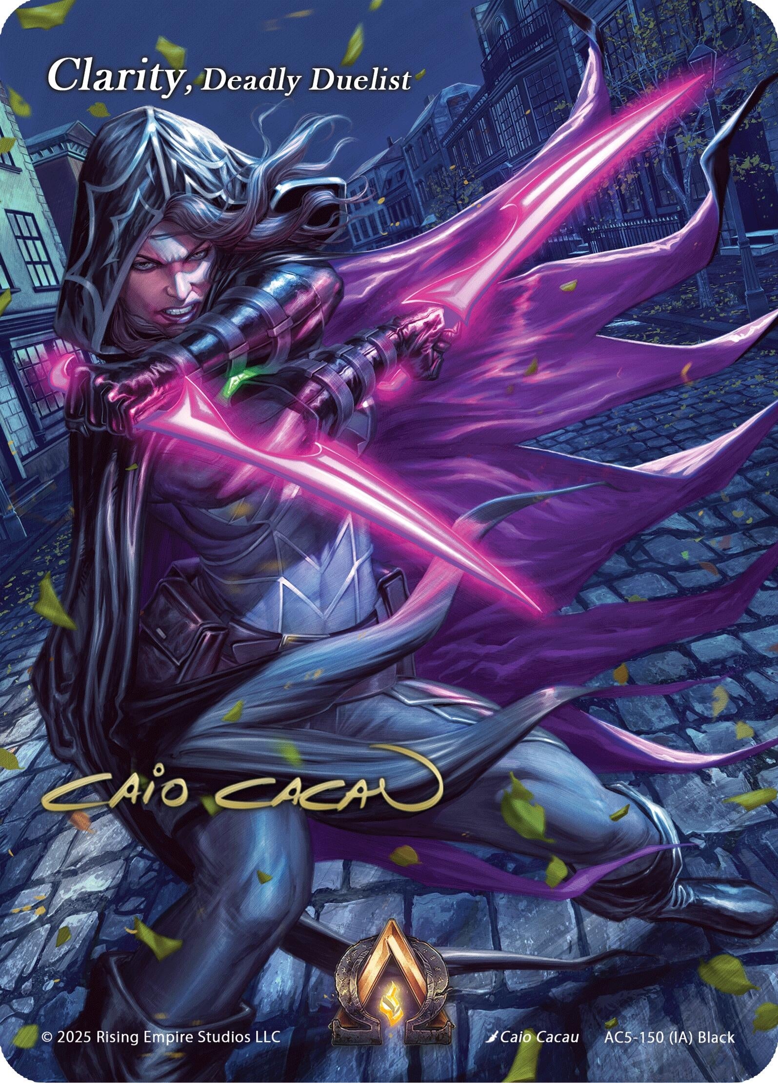 Image for Clarity, Deadly Duelist (Iconic Art) (AC5-156) (Equilibrium) - Alpha Clash