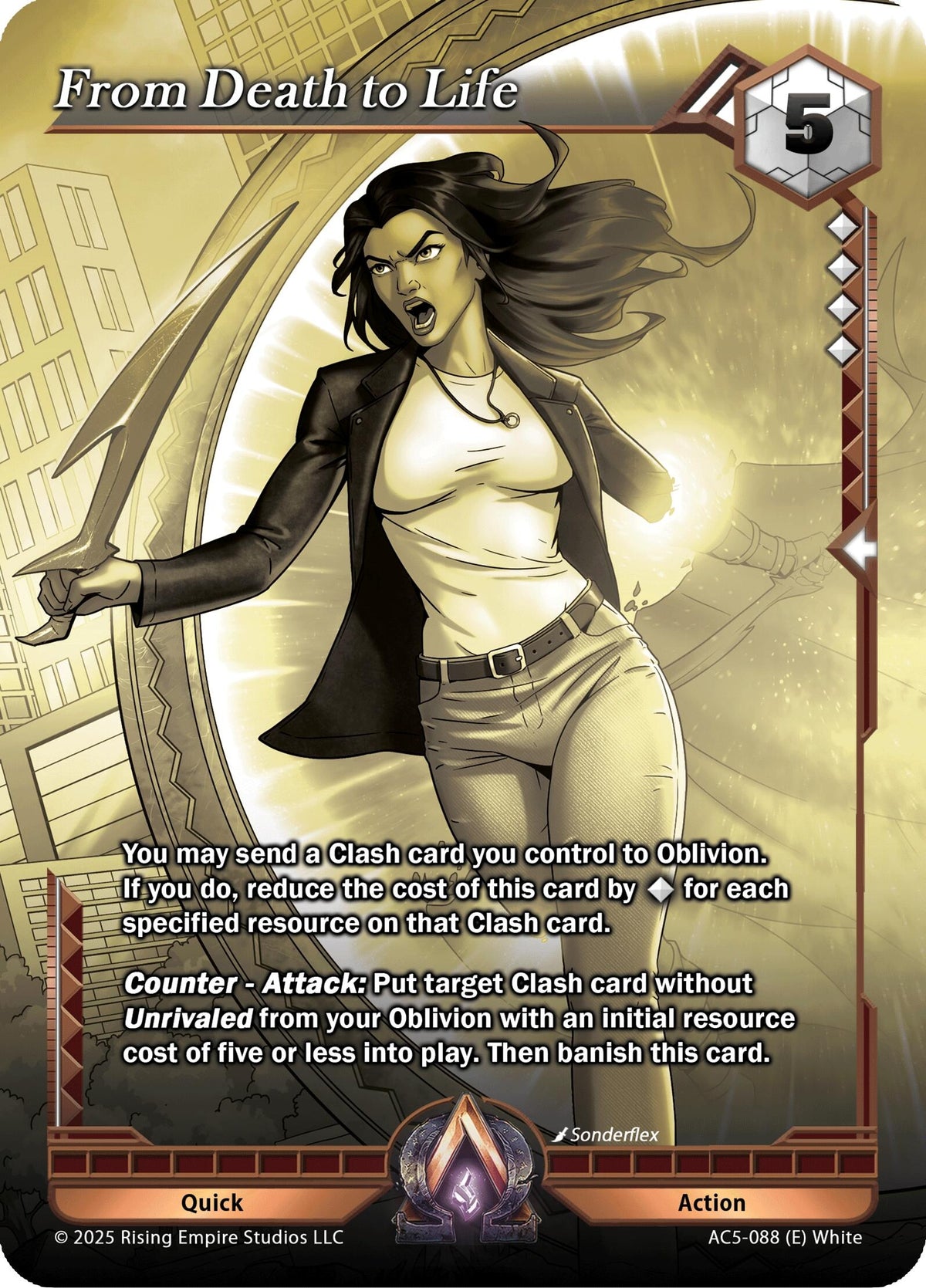 Image for From Death to Life (Gold Chase) (AC5-088) (Equilibrium) - Alpha Clash