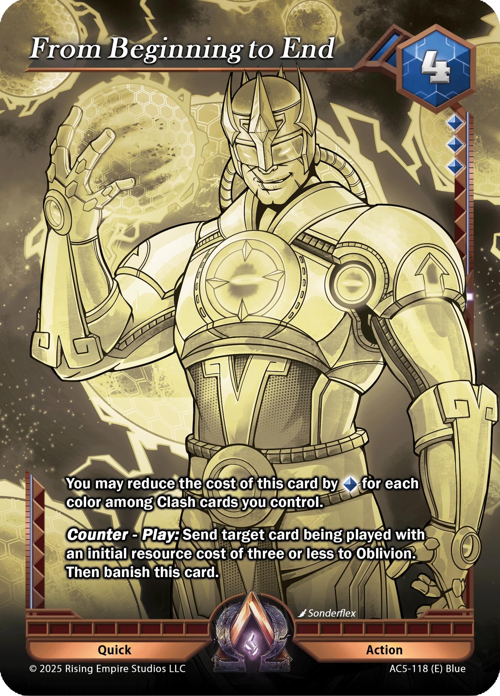 Image for From Beginning to End (Gold Chase) (AC5-118) (Equilibrium) - Alpha Clash