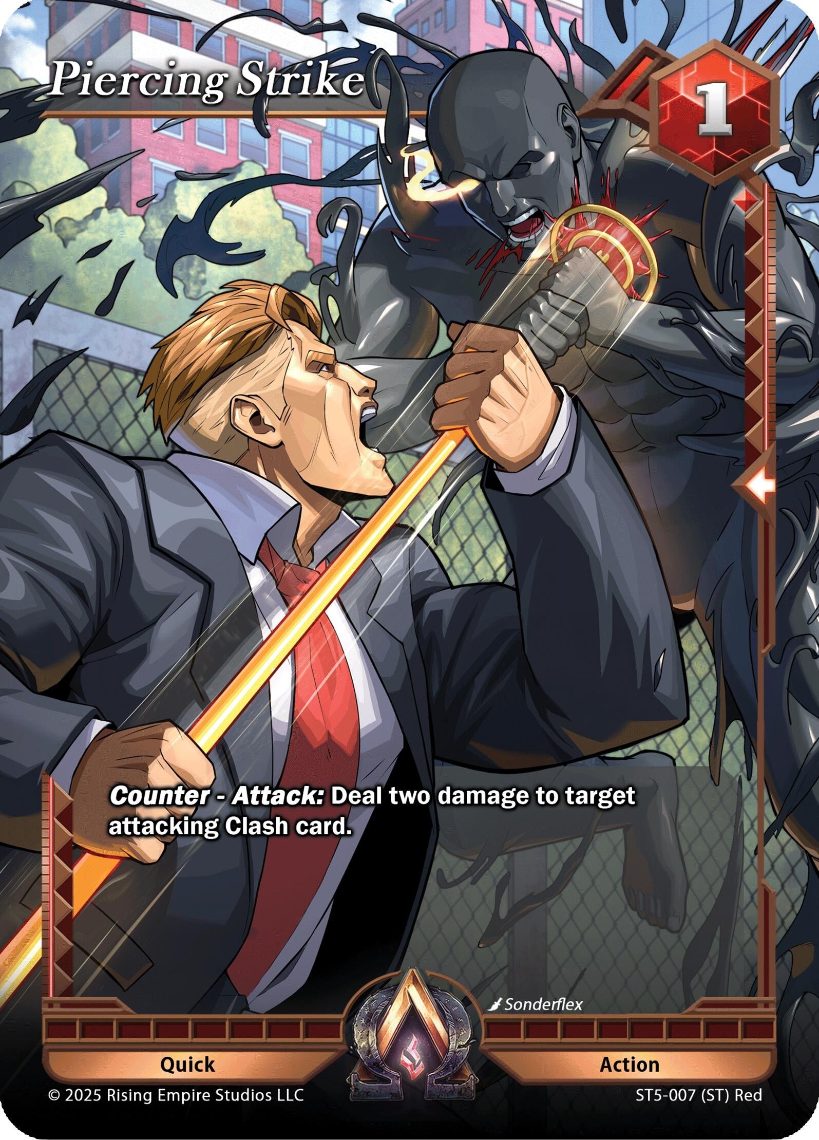 Image for Piercing Strike (ST5-007) (Equilibrium) - Alpha Clash